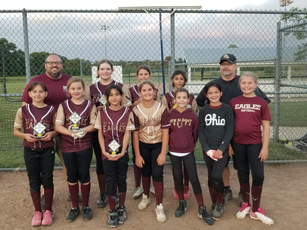 New Albany Eagles girls softball team picture