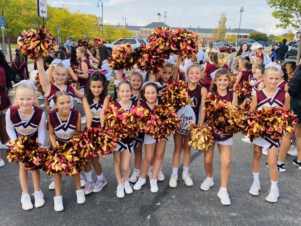 cheerleading group picture